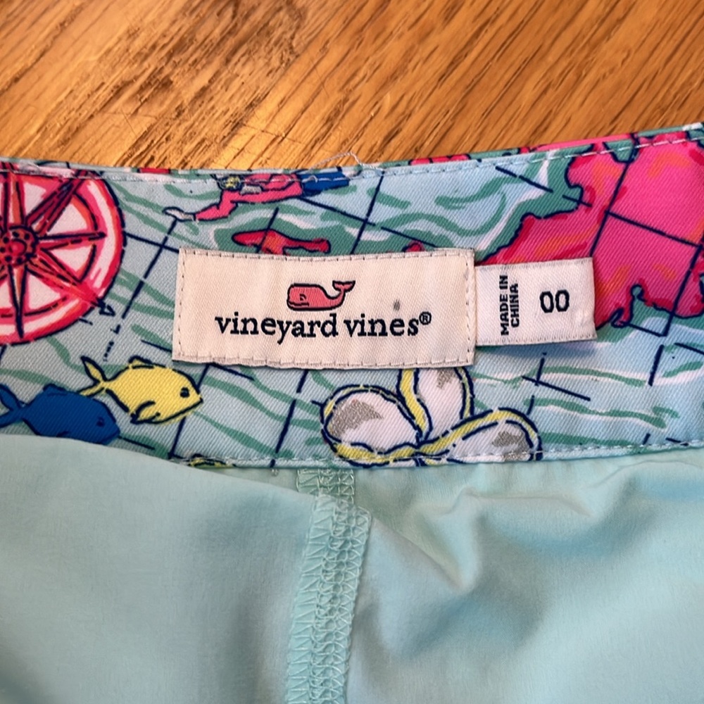 Vineyard Vines BVI print golf skort size 00 - Picture 2 of 8